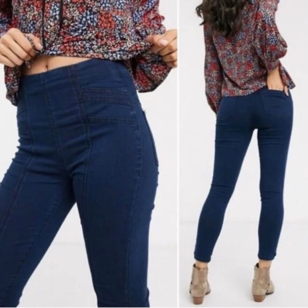 We the Free Feel Alright Skinny Jeans Womens 26 Stargirl Stretchy High Rise